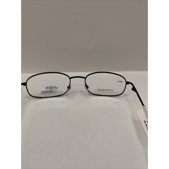 Earth Elements Eyeglasses Titanium WMEE100 229 Demo Lens Brown 53-19-140 - Picture 7 of 7
